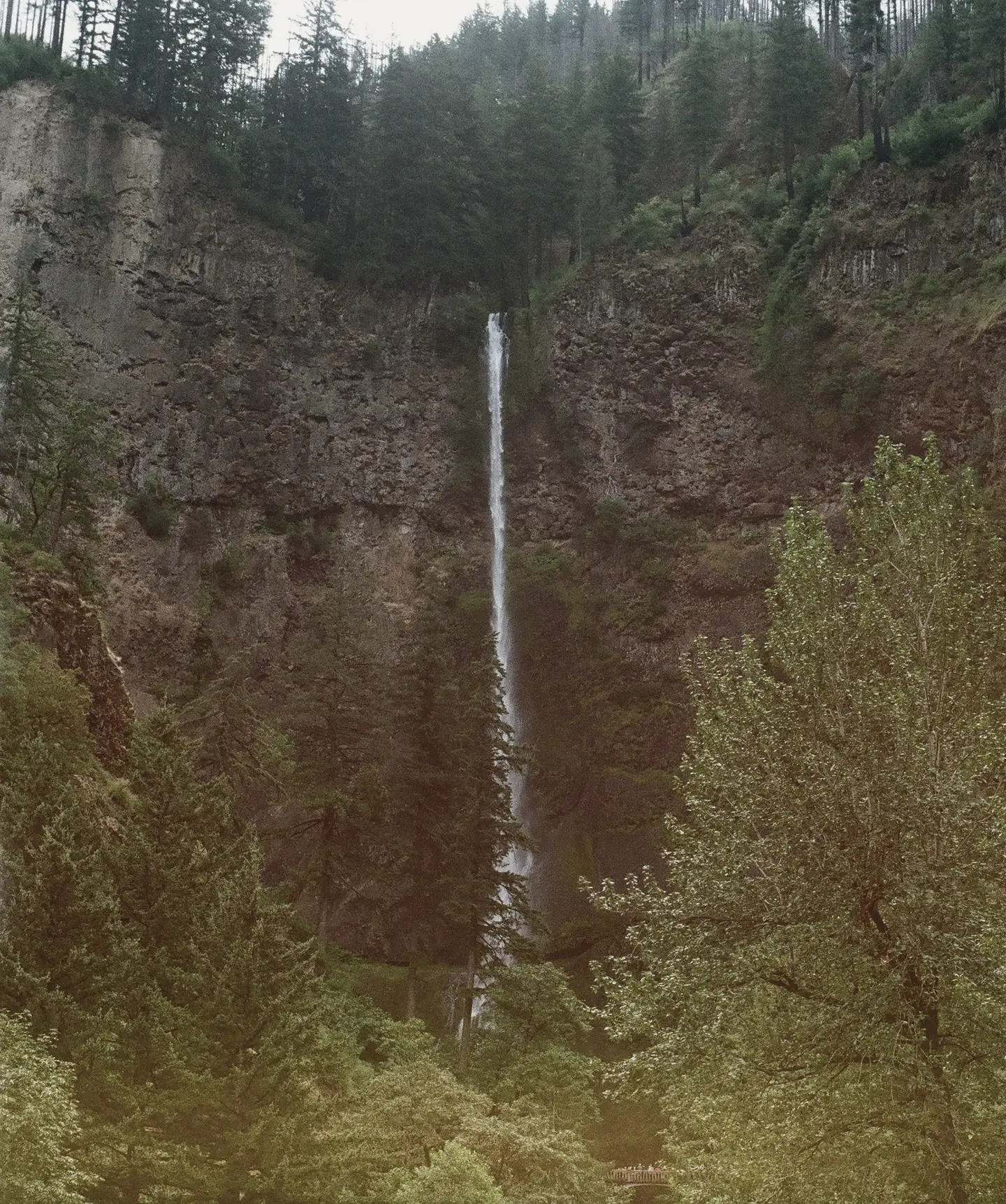 Multnomah Falls outside Portland, Oregon