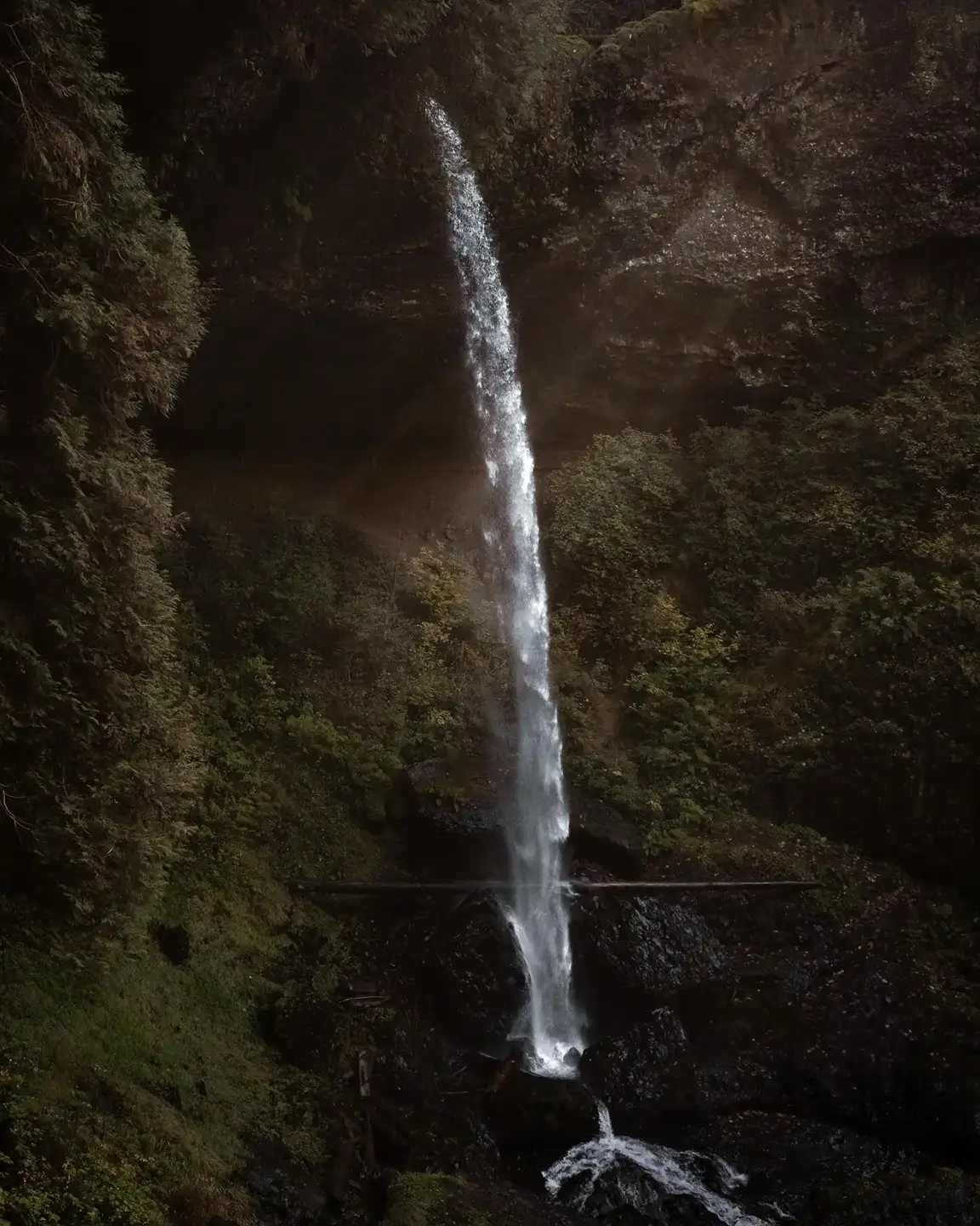 North Falls with light rays