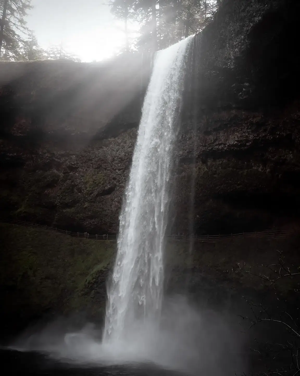 South Falls view from the right side