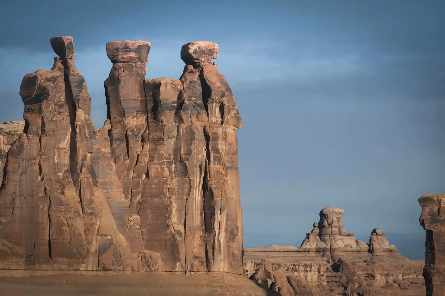 Three Gossips at Arches National Park