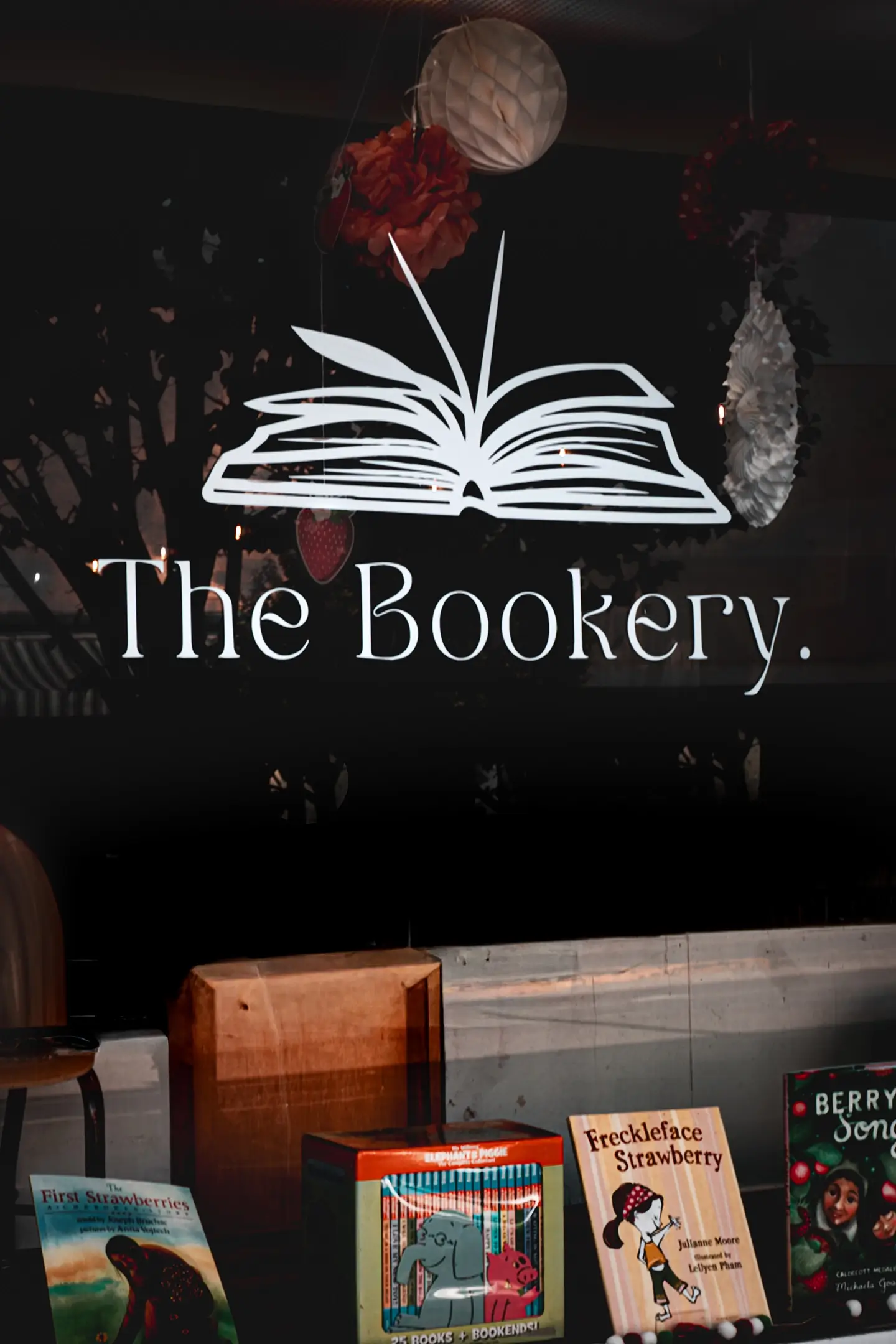 The Bookery storefront in Lebanon, Oregon