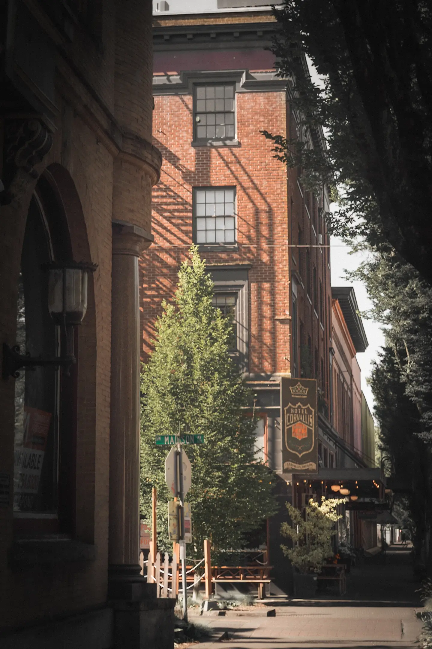 Corvallis, Oregon downtown architecture