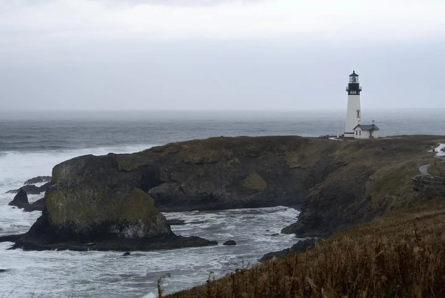 Yaquina Head Lighthouse in Newport, Oregon