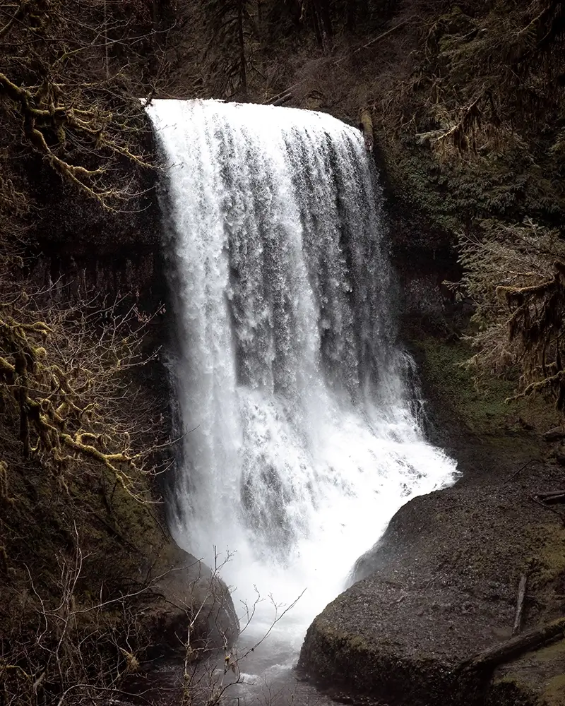 middle north falls, silver falls national park