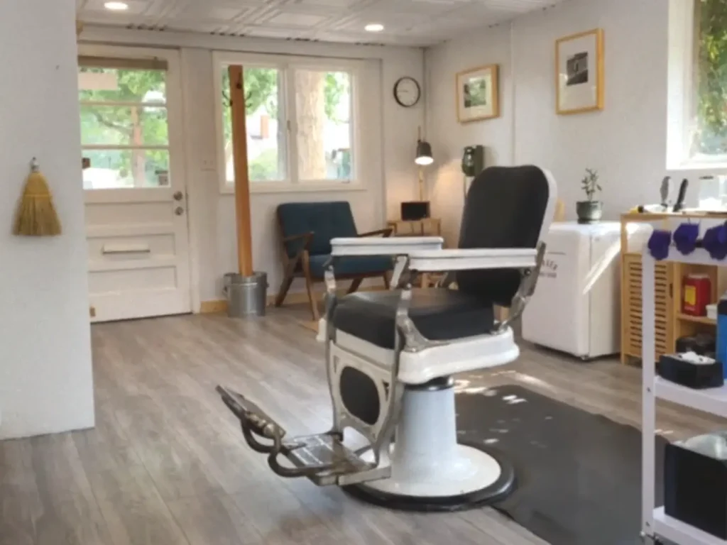 Barber Brand interior